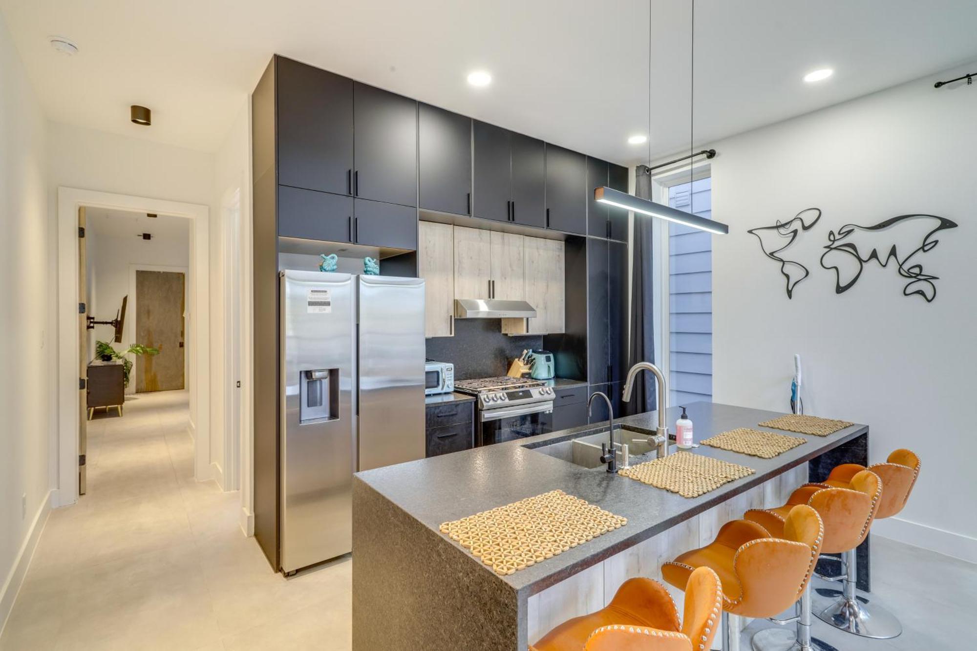 3 Mi To Dtwn Modern Townhome With Yard In Houston Kültér fotó