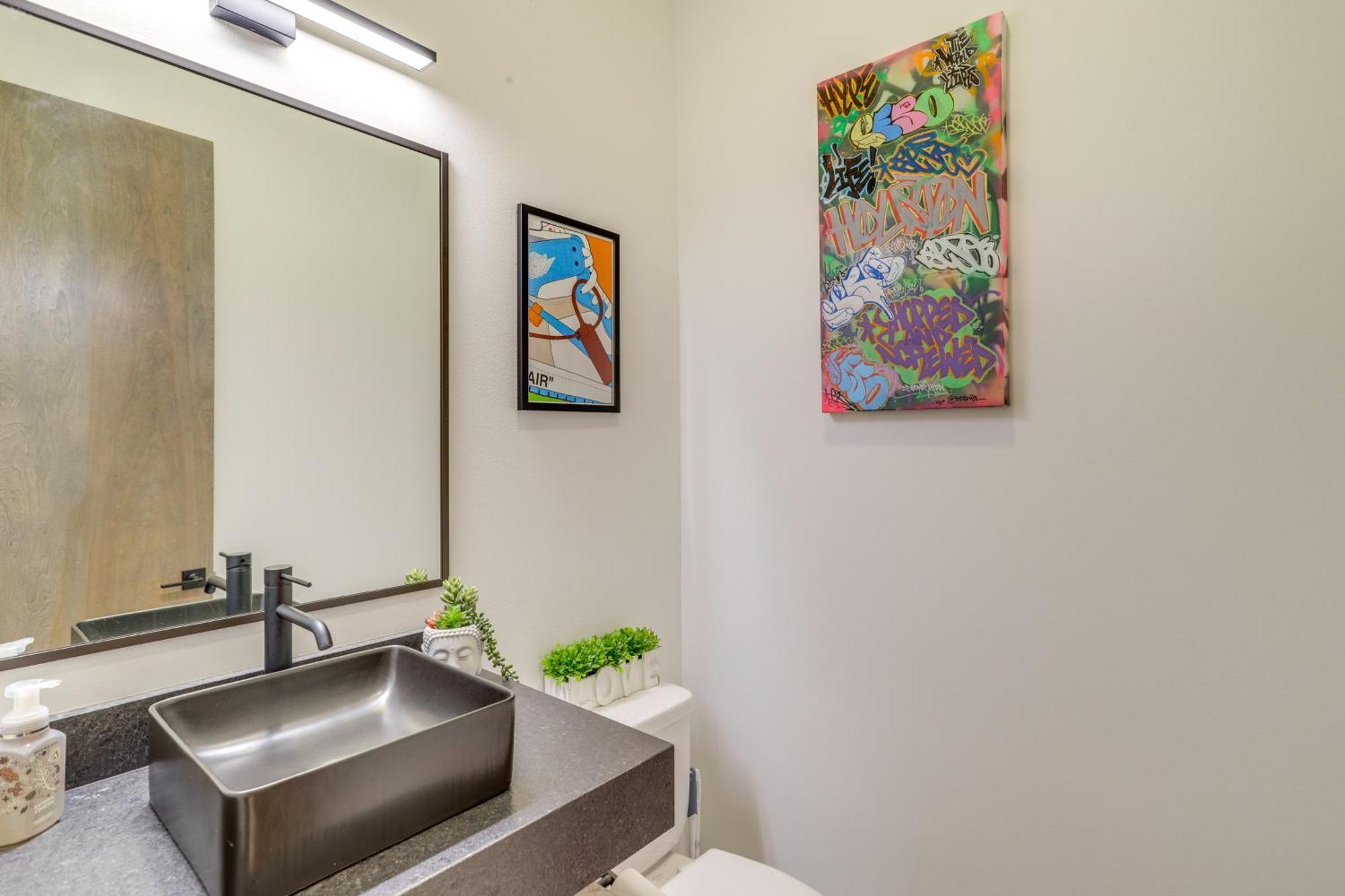 3 Mi To Dtwn Modern Townhome With Yard In Houston Kültér fotó