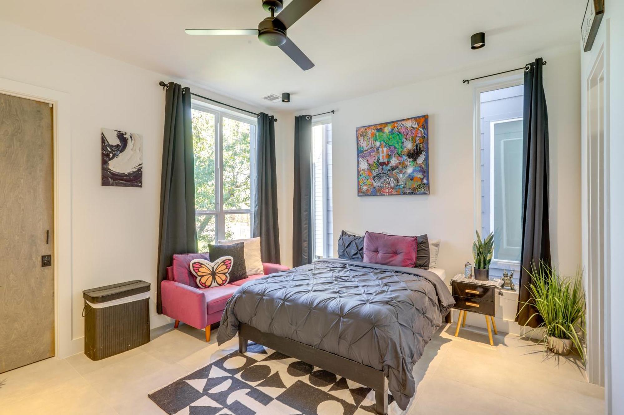 3 Mi To Dtwn Modern Townhome With Yard In Houston Kültér fotó