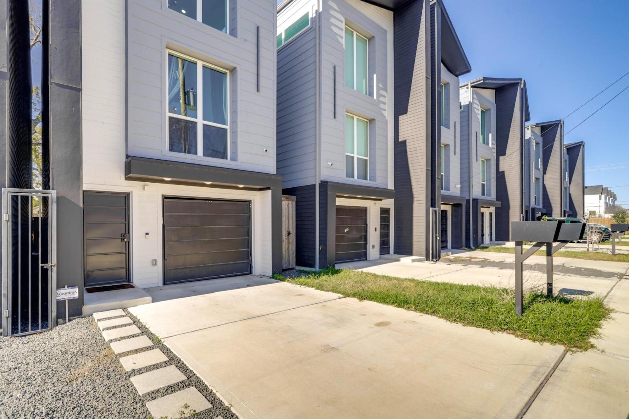 3 Mi To Dtwn Modern Townhome With Yard In Houston Kültér fotó