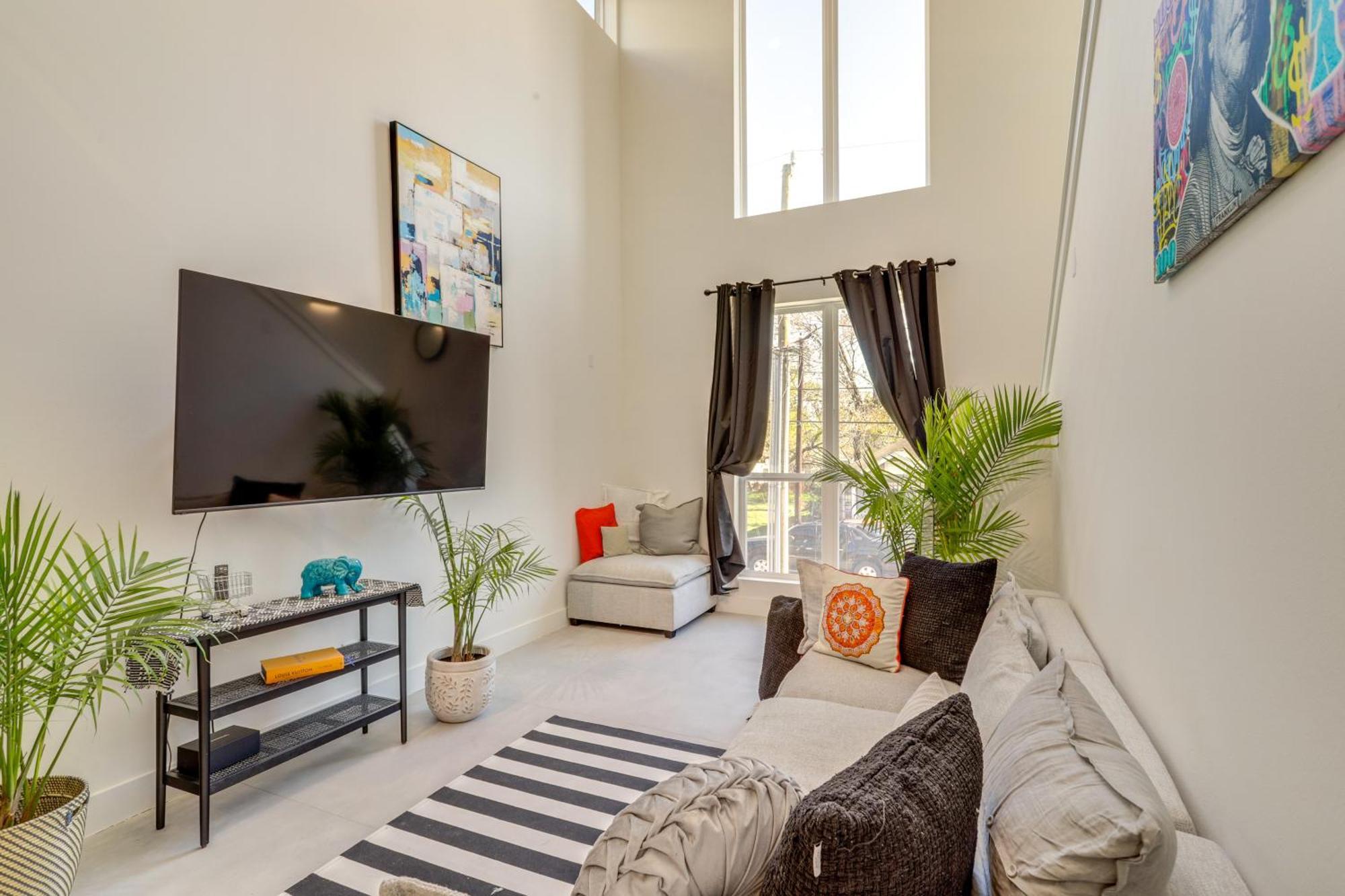 3 Mi To Dtwn Modern Townhome With Yard In Houston Kültér fotó